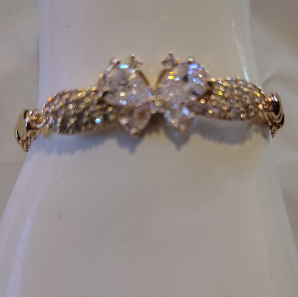 14k Gold Filled butterfly bracelet vvsczs